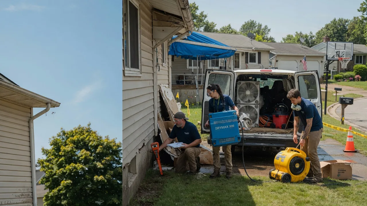 Ceiling Leak Cleanup in Ridgeway, IA near me